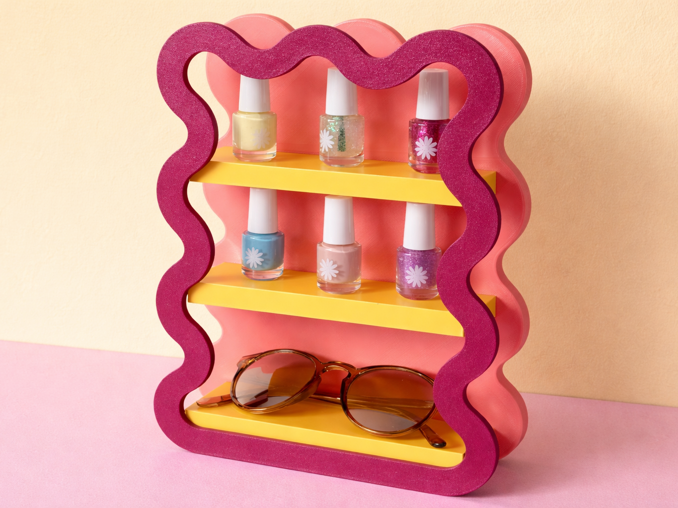 Funky Wavy Display Shelf 