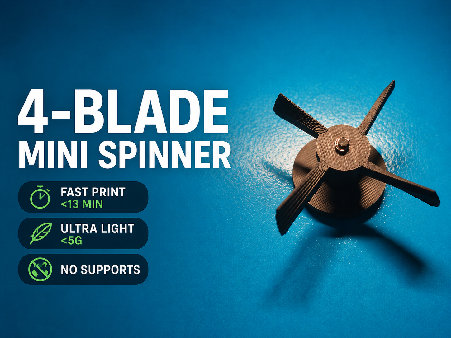 4-blade mini spinner