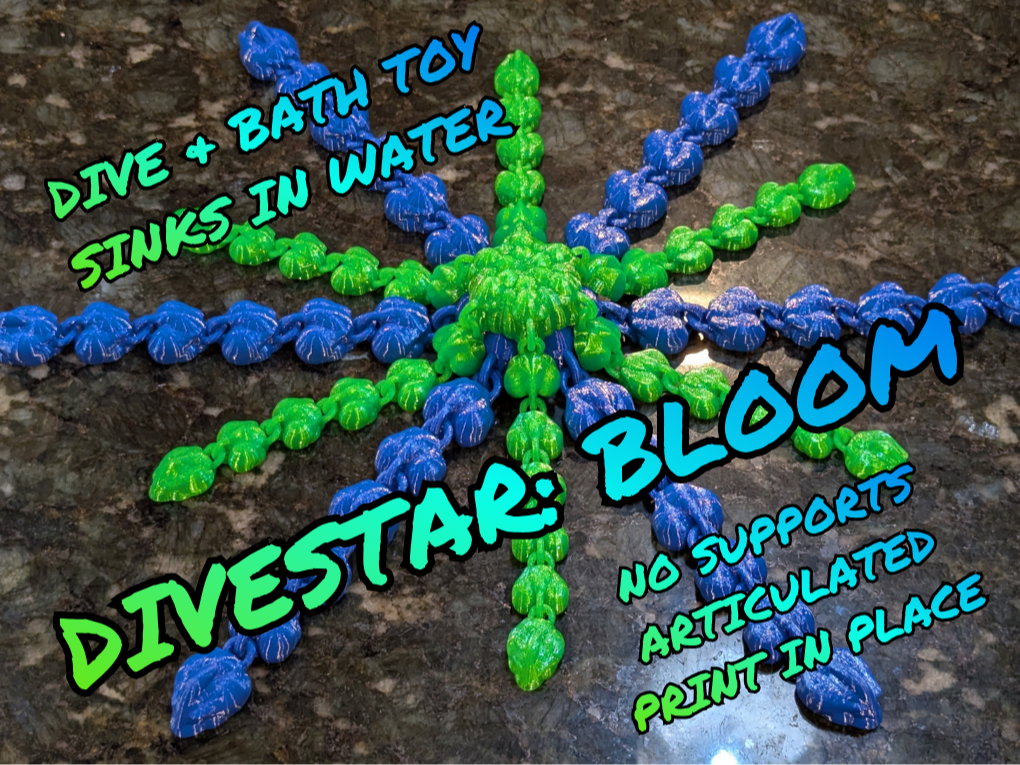 DiveStar: Bloom (Ultimate Pool & Bath Toy)