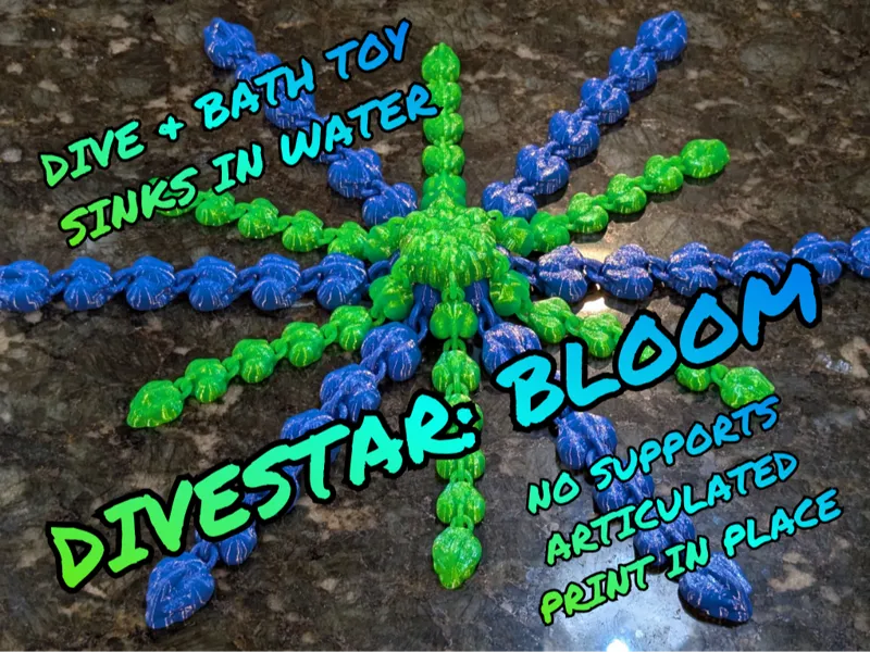 DiveStar: Bloom (Ultimate Pool & Bath Toy)