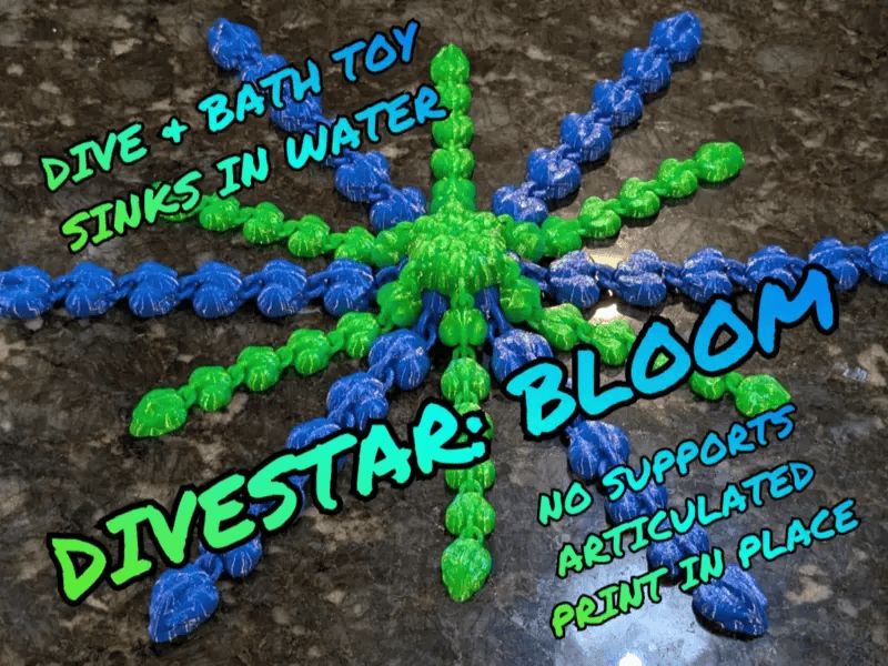 DiveStar: Bloom (Ultimate Pool & Bath Toy)