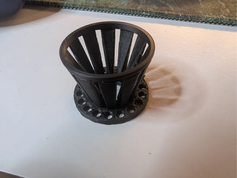 Airsoft suppressor baffle 27mm