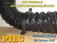 PTEG - Luftschlauchschelle 90° 