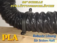 PLA - Luftschlauchschelle 90° 