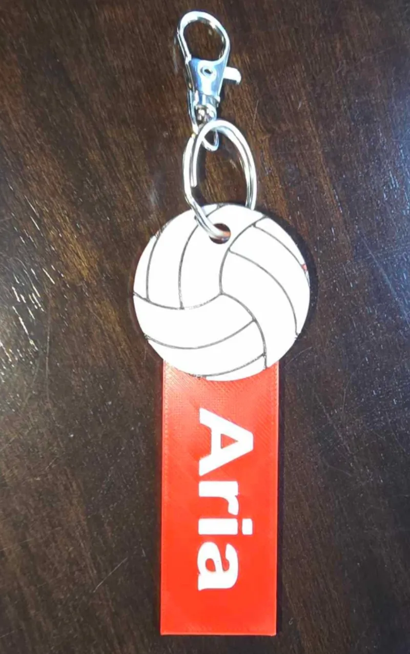 vollyball keychain