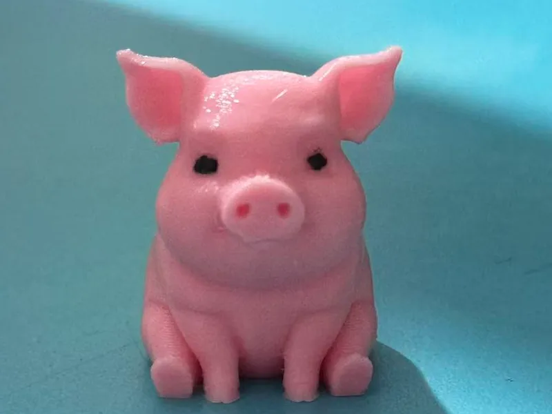 坐着的小猪 pig