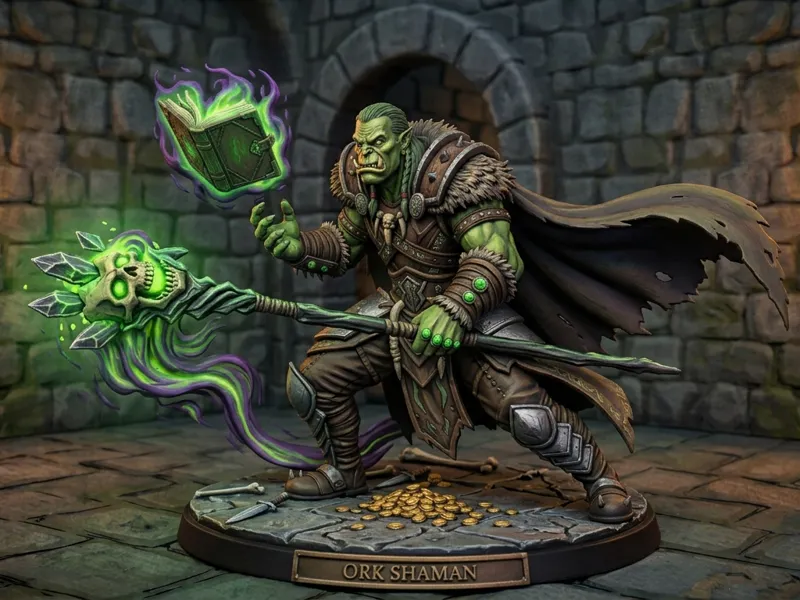 Orc Warlock for DnD