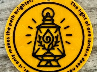 Church of Gnome Lantern Pendent 