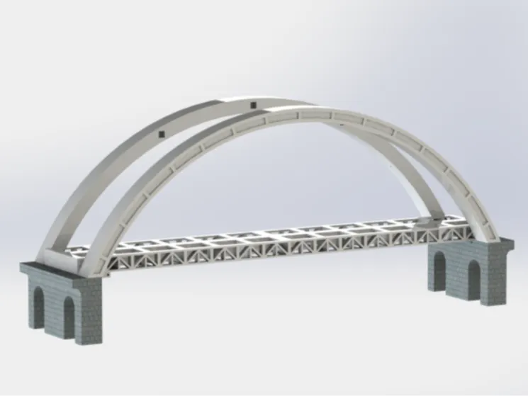 Xiaoqiang Train Model—Bridge Model