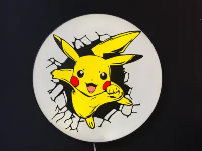 Pikachu Lightbox Sign