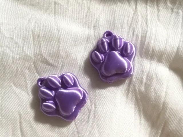 立体狗爪耳环