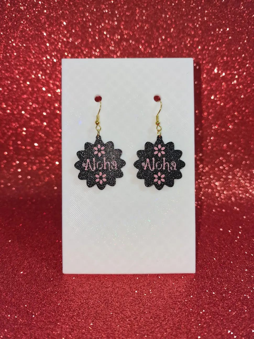 Aloha earrings view 2