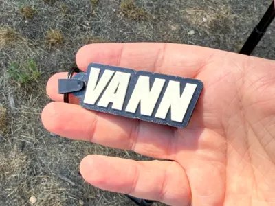 Parametric Name Keychain Generator - NO MODELING!!