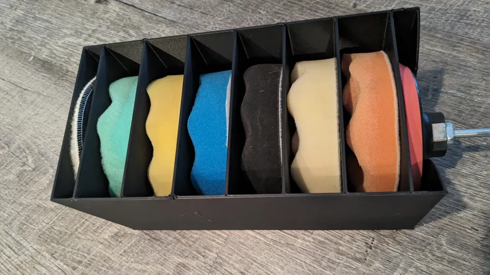Mastercraft Polishing Pad Kit Organizer by Simple Solutions 3D MakerWorld