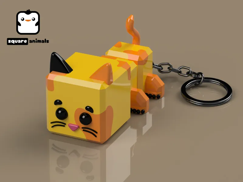 Cute, Flexi Cat (Articulated)