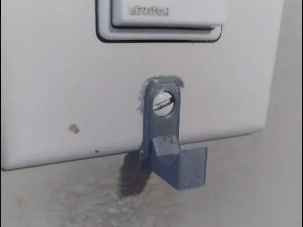 hanger on light switch plate