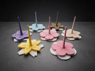 The collection of Yarn Spool Holder (7 designs)