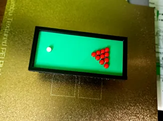 Mini billiard table