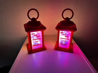 Christmas lanterns with lots of Christmas spirit