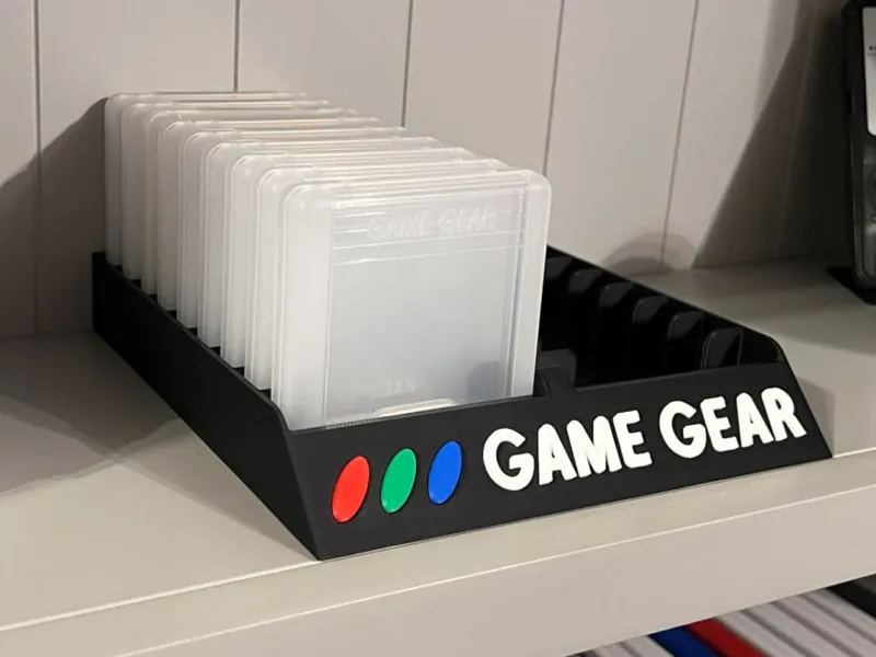 SEGA Game Gear 18 Game Cartridge Holder Display
