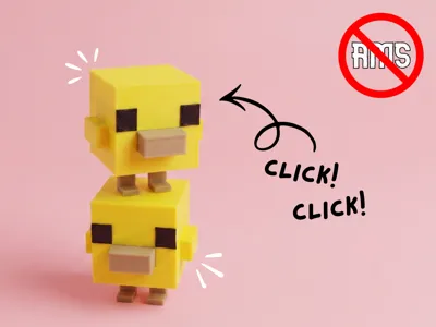 Minecraft Baby Chicken Fidget Clicker