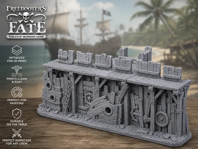 Freebooters Fate - Shipwreck Barricade - Terrain