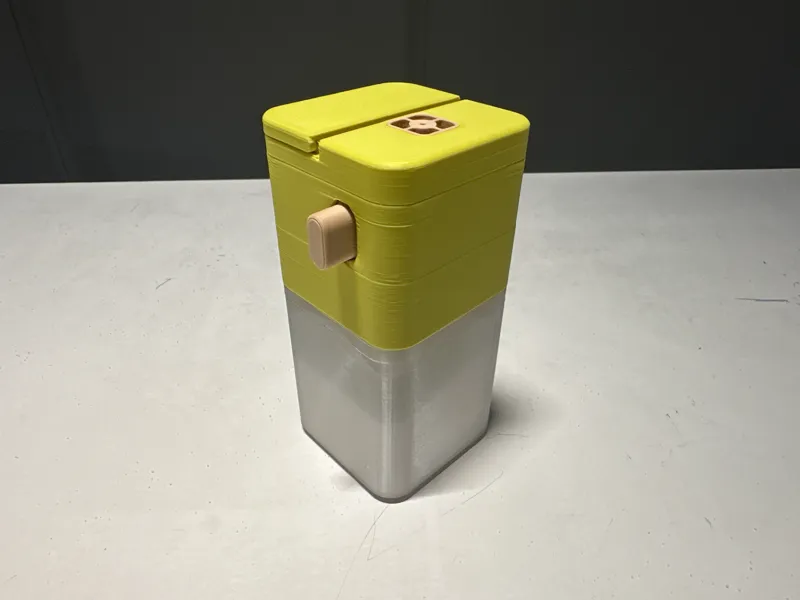厨房必备定量盐罐，调料罐，按一次一毫升