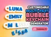 Luna - Bubble Version Text