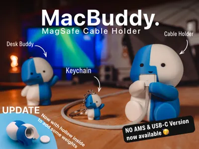 MacBuddy – MagSafe Cable Holder for MacBook