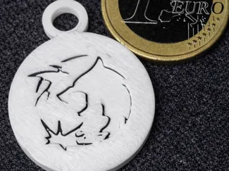 Llavero moneda The Witcher Lobo