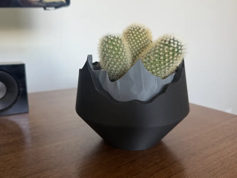 Mountain Themed Planter 
