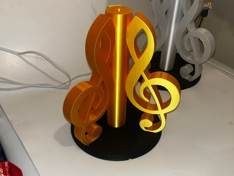 Music Clef Lamp