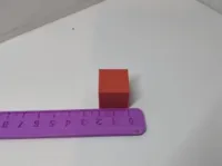 Cubo 1cm x 1cm 0.2mm layer, 2 walls, 15% infill