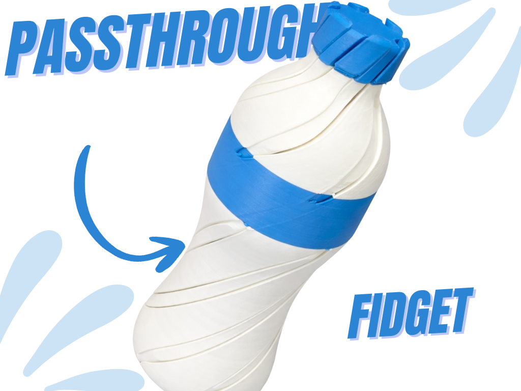 Water Bottle Passthrough Fidget