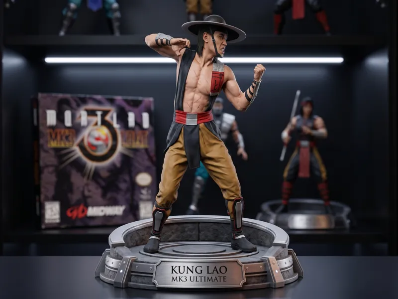Kung Lao MK3 Ultimate - Escultura 3D