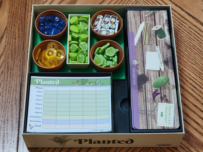 Planted Board Game Insert