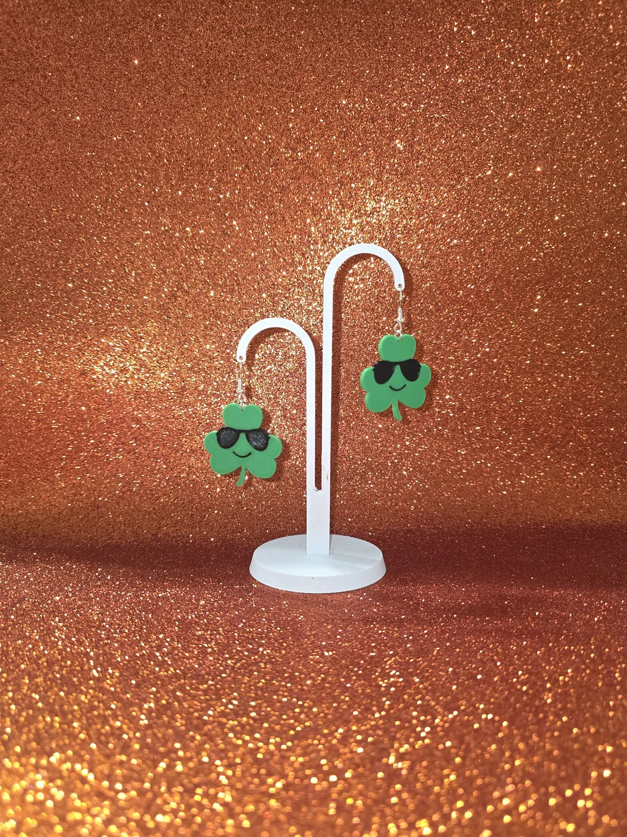 Lucky and cool earrings view 3