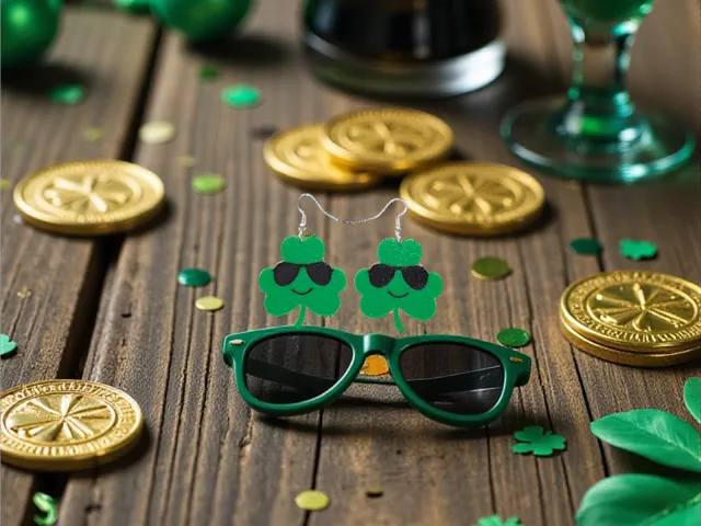 Lucky and cool earrings