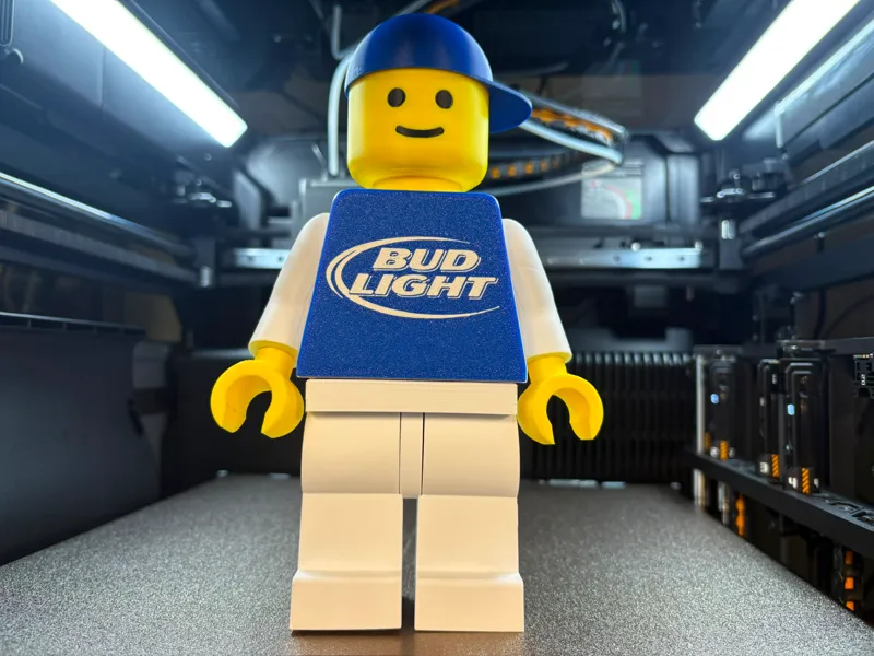 Brickman Bud light 20cm Figur 500%