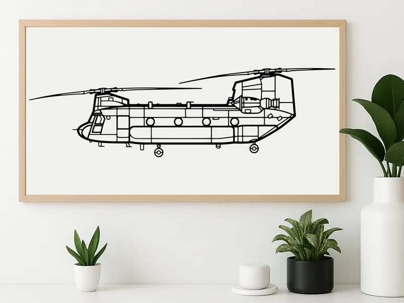 CH-47 Chinook (Silhouette)