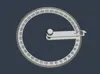 360° Circular Vernier Protractor  -CW Graduation