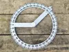 360° Circular Vernier Protractor - CCW Graduation