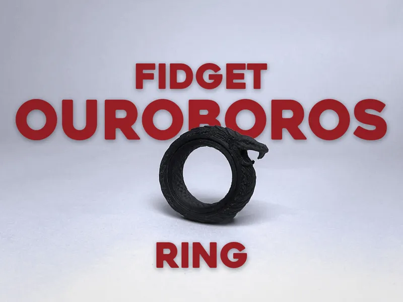 Fidget Ouroboros Ring