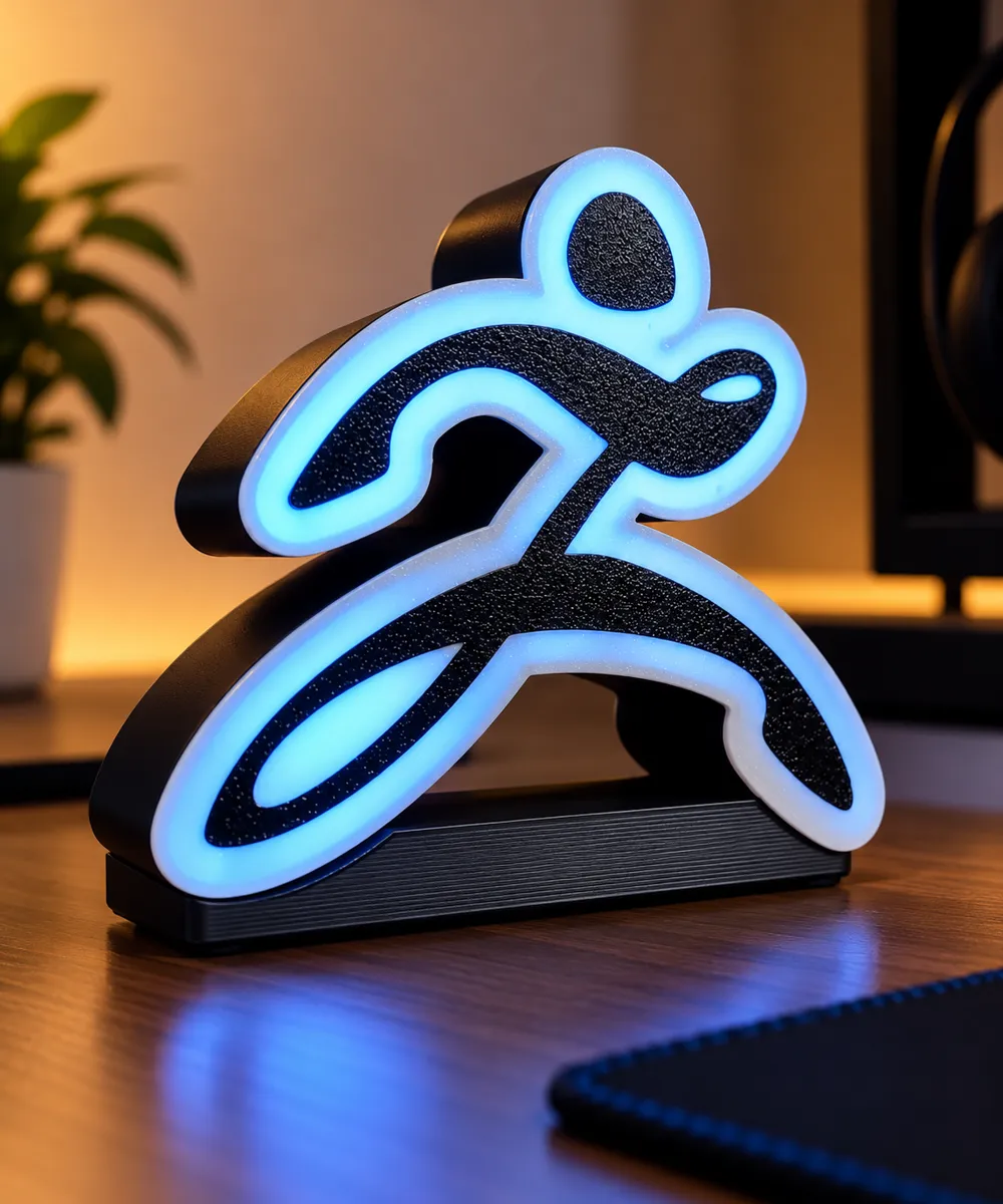 Zbrush logo light - Free 3D Print Model - MakerWorld