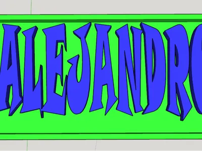 Alejandro keychain