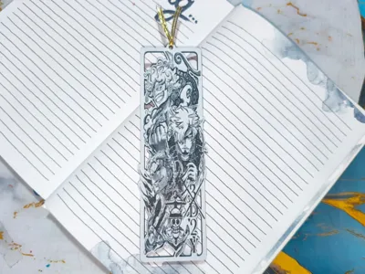 One Piece - Luffy Sanji Zoro Cutout Bookmark