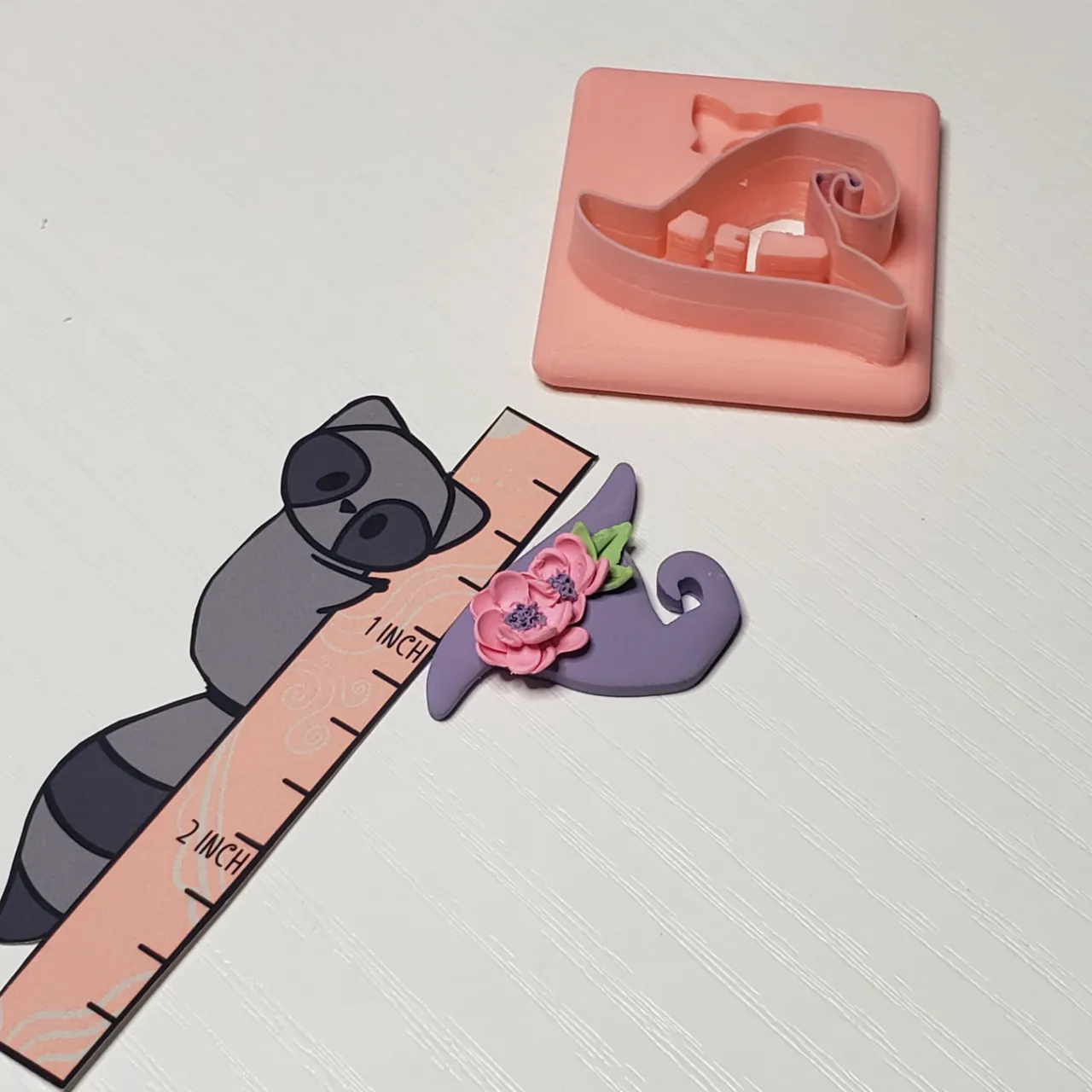 Witch Hat Polymer Clay Earring Cutter view 3