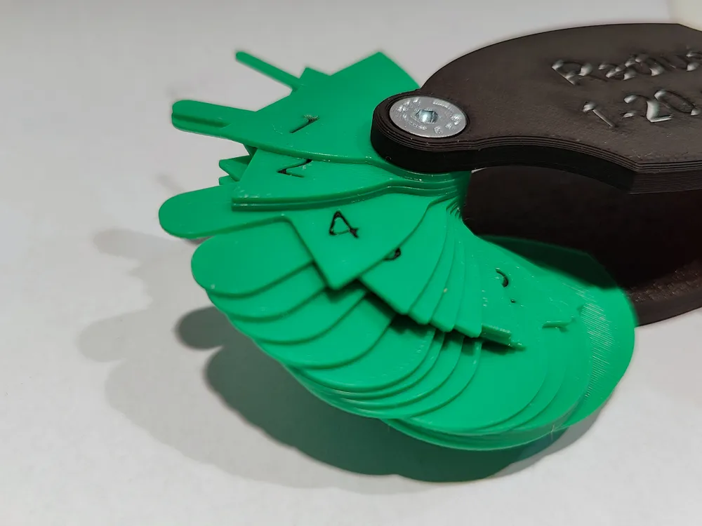 Radius gauge 120mm Shared by kreativmonkey MakerWorld