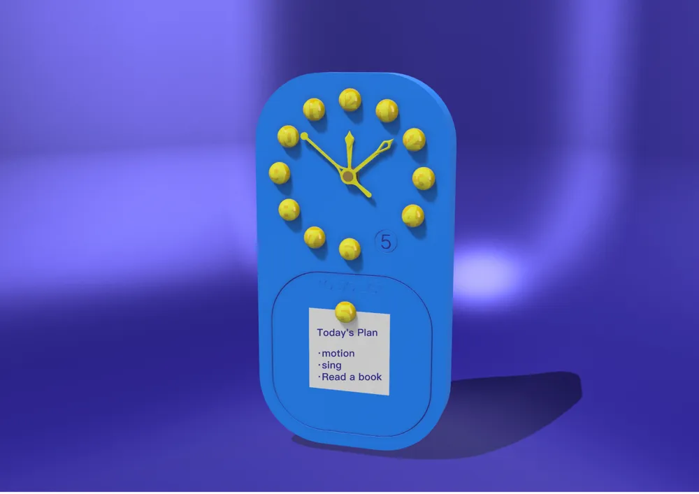MemoClock To-Do List Clock by TinLab - MakerWorld