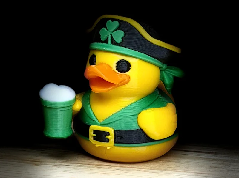 St. Patrick's Day Pirate Duck